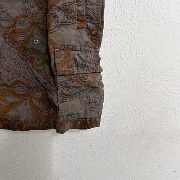 VTG Gramicci Shorts Women’s 6 Belt Loops Climbing Hiking Tan Y2K Drawstrings - Picture 2 of 8